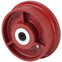APPROVED VENDOR Track Wheel: 6 1/8 in Wheel Dia., 1 3/4 in Wheel Wd, 2,500 lb Load Capacity, Iron (MPN WFT-6H-1)
