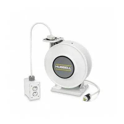 HUBBELL WIRING DEVICE-KELLEMS Self-Retracting Cord Reel - Self-Retracting Cord Reels