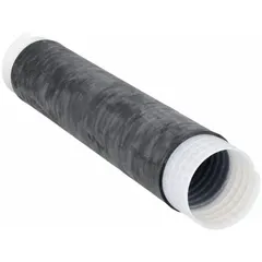 Standard cold shrink tubing made of black EPDM rubber. Inner diameter before shrinking is 1.94 in, after shrinking is 0.95 in. Used for insulating and protecting electrical connections, splices, and terminations in medium-voltage power cables.