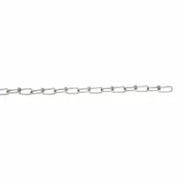 DAYTON Double Loop Chain: Steel, 200 lb Working Load Limit, Double Loop, 2 in Link Inside Lg (MPN 2ZDJ3)