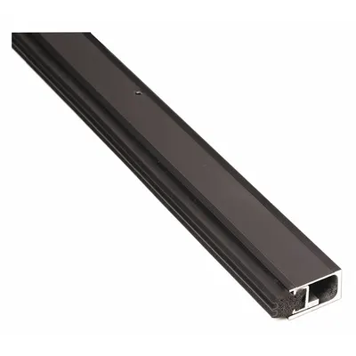 NATIONAL GUARD Adjustable Screw-Mount Door Perimeter Seal, 3 ft, Black EPDM - Adjustable Screw-Mount Door Perimeter Seals