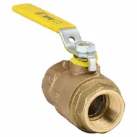 APOLLO Manual Two-Way Ball Valve: 1 in, Bronze, Straight, FNPT x FNPT, 600 psi Max. Pressure (CWP) (MPN 77C10501A)