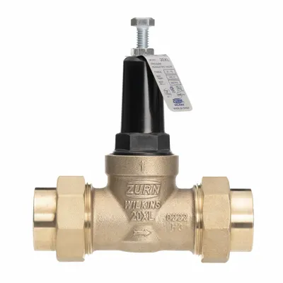WILKINS Water Pressure Reducing Valve: FNPT x FNPT, 1 in Pipe Size, Cast Bronze - Standard Capacity Water Pressure Regulators