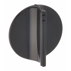 Replacement knob for Whirlpool ovens. Used to adjust oven settings such as temperature or function selection. Direct-fit component to restore control functionality.