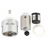 This stainless steel compression cartridge is designed for use in metering faucets for hot and cold water applications. It includes one Tag MVP Retrofit Kit. The cartridge is a direct replacement component for compatible faucets