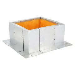 Roof Curb: Adj Nonventilated Curbs, Square Curb, 60 in to 68 1/2 in Inside Dim, Mfr Part #. Key specifications — Curb Outside Width: 64 in to 72-1/2 in; Finish: Galvanized; For Fan Type: Downblast Fans; For Use With: 65-1/2 in to 71 in Square Base; Standards: UL 705; Manufacturer Part Number:; Brand: DAYTON; Curb Inside Width: 60 in to 68-1/2 in.