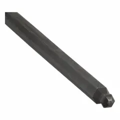 Ball end hex screwdriver with 2.5 mm tip size, standard length, and overall length of 5 1/4 inches. Made from alloy steel. The ball end allows driving hex socket screws at angles up to 25 degrees, suitable for fastening in confined or offset positions during assembly and maintenance tasks.