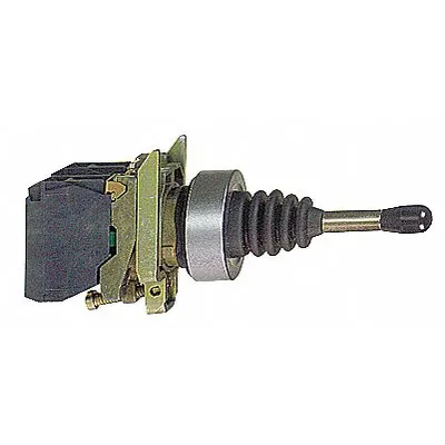 SCHNEIDER Joystick Operator: Vertical and Horizontal Operation, 4 Positions, 1NO - Joystick Operators with Contact Blocks