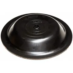 Replacement diaphragm for pumps, made of Buna-N elastomer for resistance to oils, fuels, and hydraulic fluids. Suitable for industrial pumping applications within a temperature range of 0°F to 180°F. Measures 1.5 inches.