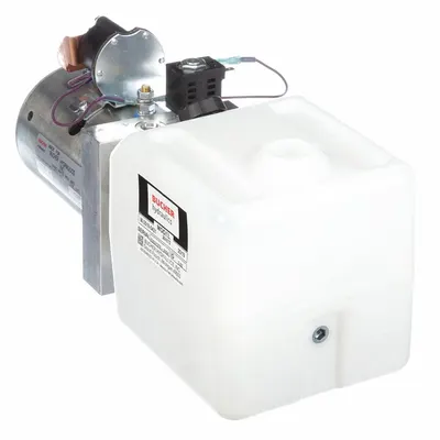 MONARCH Hydraulic Power Unit: 3.4 gpm, 3,000 psi Max. Pressure, 0.6 gal Reservoir Capacity - Single Acting DC Hydraulic Power Units