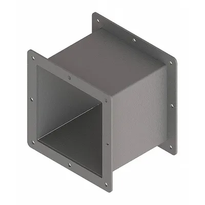 HOFFMAN F66WN6 Wireway Nipple, 6 x 6 x 6 in, Steel - Nipples for Dust-Tight Wireways