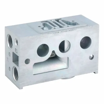 NUMATICS Manifold Kit: Female 1/8 in NPT, 0.4 Coefficient of Volume (Cv), 1 Ports - Numatics Mark 3 Manifolds & Bases