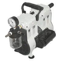 WELCH Piston Vacuum Pump: 0.333 hp, 1 Phase, 115V AC, 29.8 in Hg Max Vacuum, 3.5 cfm, Rocking Pump (MPN 2581B-50)