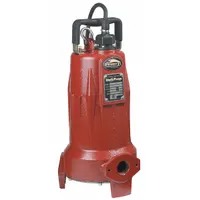 LIBERTY PUMPS Grinder Pump: Horizontal, Three Phase, 2 hp, 440/480V AC, 39 gpm @ 10' of Head, Female (MPN LSGX204M)