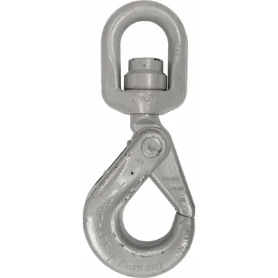 CROSBY Self-Locking Hook: 18,000 lb Working Load Limit, 100 Hook Grade, Alloy Steel - Self-Locking Hooks for Lifting