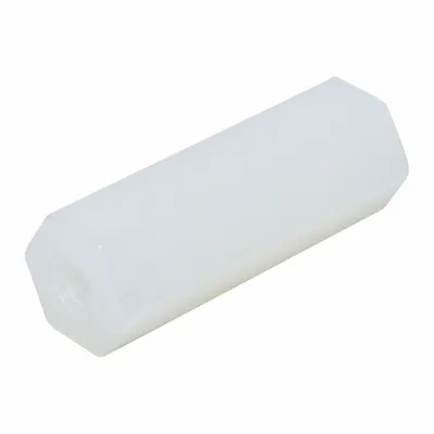 OEM Nylon 6/6 Hex Female Standoff, 3/16 in Overall Length, Plain - Plastic Female x Female Standoffs