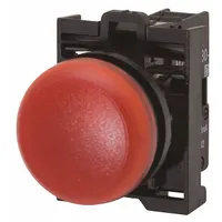 EATON Indicating Light: 22 mm Panel Mounting Size, Red, LED, 30 V AC/DC Max Volt Rating (Supply) (MPN M22-L-R-R)