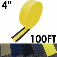Cable protector: 4 in Overall Wd, 100 ft Lg, Nylon, Yellow (MPN CC-SC-4-100-YL)