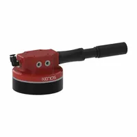 Round foam pad with 100 mm diameter and 24 mm height, made of EPDM. Features a 6 mm inlet. Used for handling delicate or irregularly shaped objects in industrial automation, such as packaging, assembly, and material handling