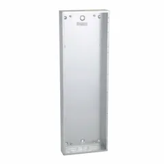 Steel surface-mount enclosure for Square D NQ Series panelboards. Rated 600 A with 54 spaces. NEMA 1 indoor use. Compatible with three-phase interior 4HGZ6 and single-phase interior 4HGY3. Supports interior types 4HGX7, 4HGX8, 4HGX9, 4HGY1, 4HGY2, 4HGY3.