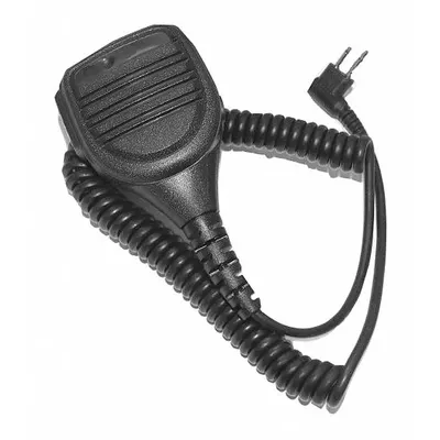 BANSHEE Speaker Microphone: Fits Motorola, 3.5 mm Jack, 24 in Cord, Push To Talk - Motorola-Compatible Microphones & Speakers