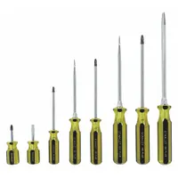 STANLEY Magnetized Tip Screwdriver Set: 1-10 Pieces, 8 Pieces, Phillips/Slotted Tip, Cushion Grip (MPN 66-158-A)