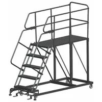BALLYMORE Mobile Work Platform: 4.2 ft Platform Ht - Max, 36 in x 60 in, Steel, 800 lb Load Capacity (MPN SEP5-3660)