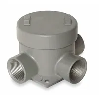 Conduit Outlet Body: Aluminum, GE, 1 1/2 in Trade Size, T Body, 29 cu in Body Capacity (MPN GEBT-5)