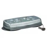 This ECCO 5585 Reflex Series Mini Light Bar is an LED warning light with SAE J845 Class 1 rating, suitable for emergency and warning vehicle lighting. It features 18 selectable flash patterns, a suction mount for temporary installation, and a plug electrical connection for easy setup