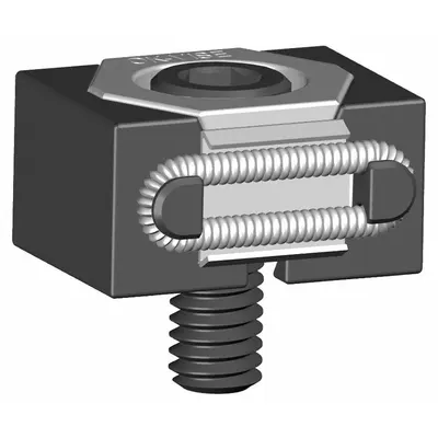 MITEE-BITE PRODUCTS INC Single Wedge Clamp: Stainless Steel, Smooth Face - OK-Vise Clamps