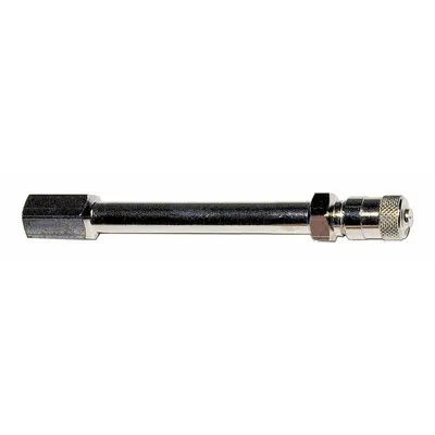 TRU-FLATE Valve Extension: Truck Extensions, Straight Grip Tire Valve Extenders, Round - Tire Valve Extensions