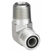 PARKER Compression Fitting Elbow: 1/2 in OD x 1/2 in Pipe Size, 1/2-14 Thread Size (MPN 8-8 CLO-S)