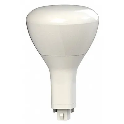 GE LAMPS Compact LED Bulb: Type A, 4-Pin (GX24q-4), BR28, LED, 4000K - LED Plug & Play (UL Type A) Plug-In Lamps