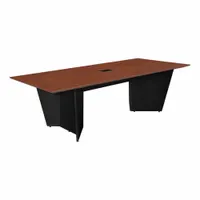 REGENCY Conference Table: Rectangle, Laminate/Melamine, Cherry, 96 in Overall Lg, 48 in Overall Wd (MPN ACT9648CHBK)