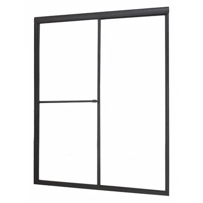 FOREMOST Shower Door: 44 in Min. Door Wd, 48 in Max. Door Wd, 70 in Overall Ht - Double-Sliding Shower Doors