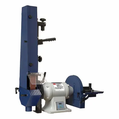 Dayton Belt and Disc Sander: For Metal/Plastic/Wood, 115 V_230 V, Single-Phase - Benchtop Belt & Disc Machines