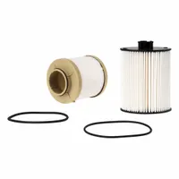 FLEETGUARD Fuel Filter: Diesel Fuel, Diesel, Ford, Includes 2 Filters and 2 Gaskets (MPN FK48002)