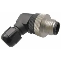 BRAD HARRISON External Thread Connector: 5 Pin, M12, IP67, 90° Angle, Polyamide, 5 Pins (MPN 8A5007-31)
