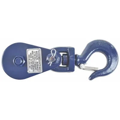 BA PRODUCTS CO. Pulley Block: Swivel, Lifting, 4,000 lb Working Load Limit, Wire Rope - Hook-Attached Snatch Blocks