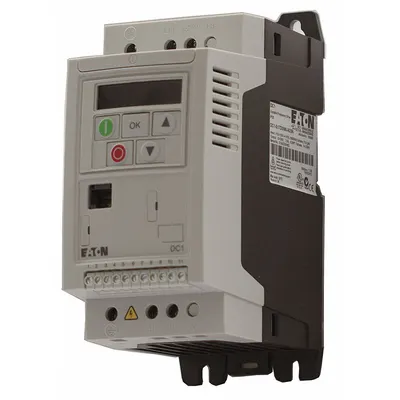 EATON Variable Frequency Drive: In Phase Single, Out Phase Single, 1/2 hp, IP21 - Eaton PowerXL DC1