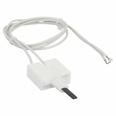 Supco Hot Surface Igniter: OEM, Silicon Nitride, 12 in Lead Lg, 120V AC, Hardwired - Direct OEM Replacement Hot Surface Ignitors