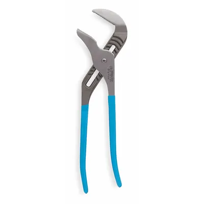 CHANNELLOCK Tongue and Groove Plier: Flat, Groove Joint, 5 1/2 in Max Jaw Opening - Flat-Jaw Tongue & Groove Pliers