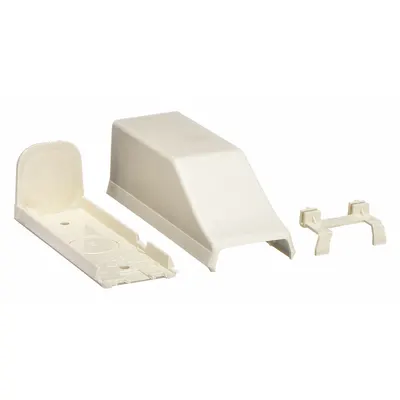 LEGRAND 810A2 Entrance End for 800 Raceways, Plastic, Ivory - End Fittings for Nonmetallic Single-Channel Raceways
