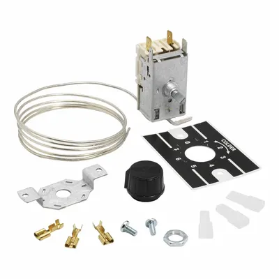 RANCO Refrigeration Thermostat: Temp Control, -18°C to 9°C, SPST, Closes on Rise - Refrigeration Temperature Controls