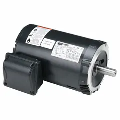 Open drip proof (ODP) enclosure for use in clean, dry environments. C-face mounting for direct coupling to pumps, fans, conveyors, and machine tools. 3 hp, 3480 RPM, 230/460V AC, 3-phase, 60 Hz, full load current 7.18/3.59 A.