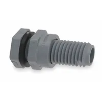 HAYWARD Bulkhead Tank Fitting: Polypropylene Body, 1 1/4 in Female NPT Threaded Inside, FKM Gasket (MPN BFA3012TFS)