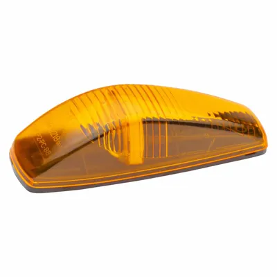 GROTE Clearance Marker Lamp: Marker Light, LED, Rectangular, Amber, Bracket - Marker Lights