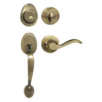 MASTER LOCK Door Lockset: Office Lever Locksets, Brass (MPN HDLWLLH0605KA4S)