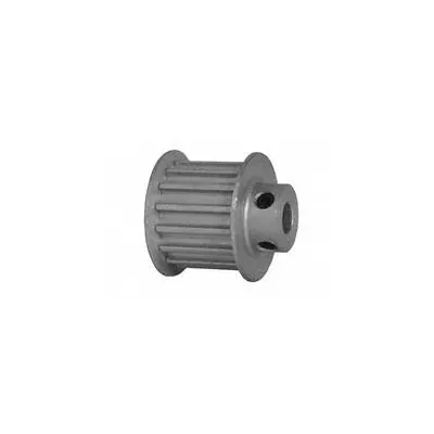 Dayton Timing Pulley: Curvilinear, Fixed, For 15 mm Belt Wd, 15 Teeth, 5 mm Pitch - HTD Section Fixed-Bore Timing Pulleys with Hub