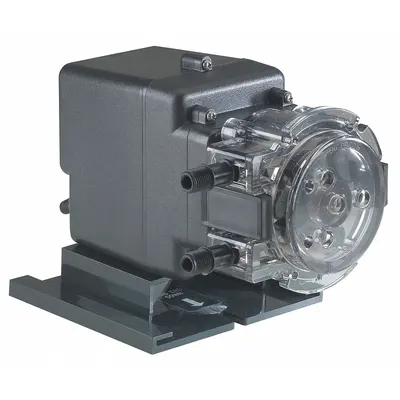 STENNER Peristaltic Chemical Metering Pump: 120V AC, 1/30 hp HP, 10 gpd Max. Flow Rate - Fixed Flow Peristaltic Chemical Metering Pumps